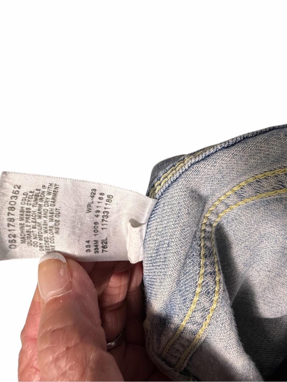 Levis Demi Boot 508 Light Wash Jeans - Classic Straight Fit Sz 27 - Picture 9 of 12